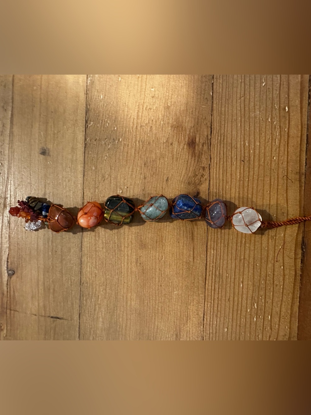 Boho Chakra Crystal & Gemstone Wrap Bracelet
